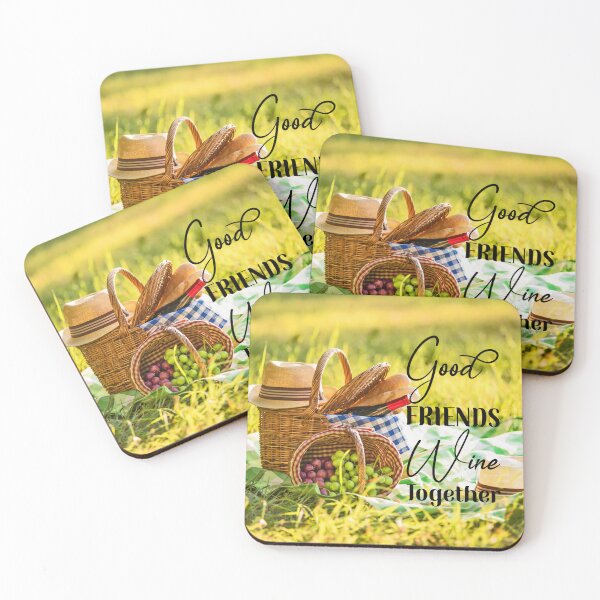 Item preview, Good Friends Wine Together designed and sold by TidyKitchenInc.