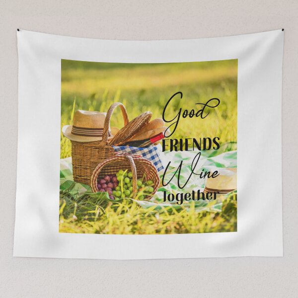 Item preview, Good Friends Wine Together designed and sold by TidyKitchenInc.