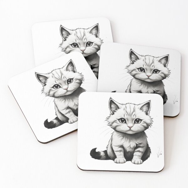 Item preview, painted cat ✒? designed and sold by MeowLoka ⭐⭐⭐⭐.