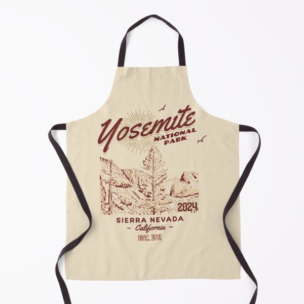 Item preview, Yosemite National Park Vintage Design Sierra Nevada California designed and sold by WanderQuestCo.