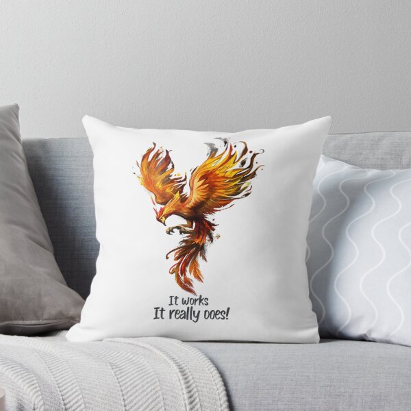 Item preview,  It Works, It Really Does! Soar from the Flames Phoenix Reborn AA Recovery T-Shirt  designed and sold by lamp148.