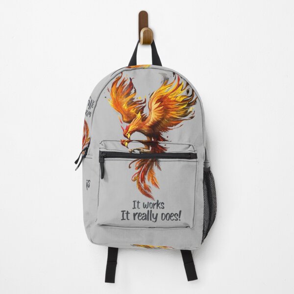 Item preview, It Works, It Really Does! Soar from the Flames Phoenix Reborn AA Recovery T-Shirt designed and sold by lamp148.