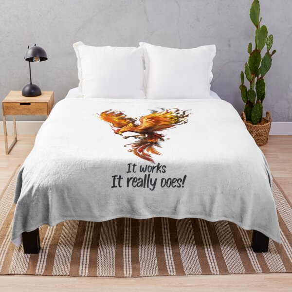 Item preview,  It Works, It Really Does! Soar from the Flames Phoenix Reborn AA Recovery T-Shirt  designed and sold by lamp148.