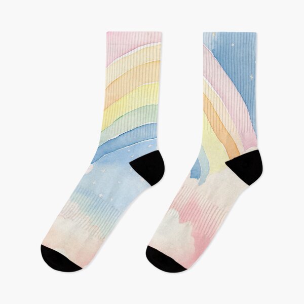 Item preview, Pastel Dreams: Rainbow in Peachy Skies designed and sold by LittleLuvies.