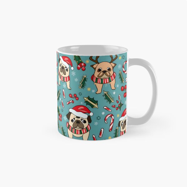 Item preview, Christmas Dogs Like Santa Pattern  designed and sold by JurenArt.