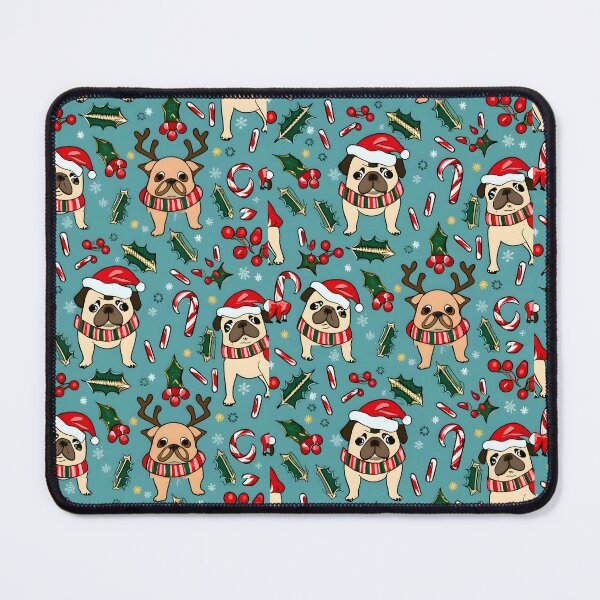Item preview, Christmas Dogs Like Santa Pattern designed and sold by JurenArt.