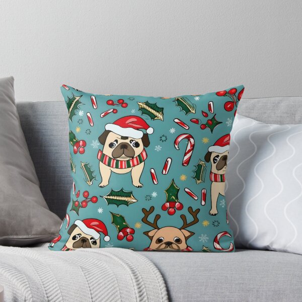 Item preview, Christmas Dogs Like Santa Pattern  designed and sold by JurenArt.