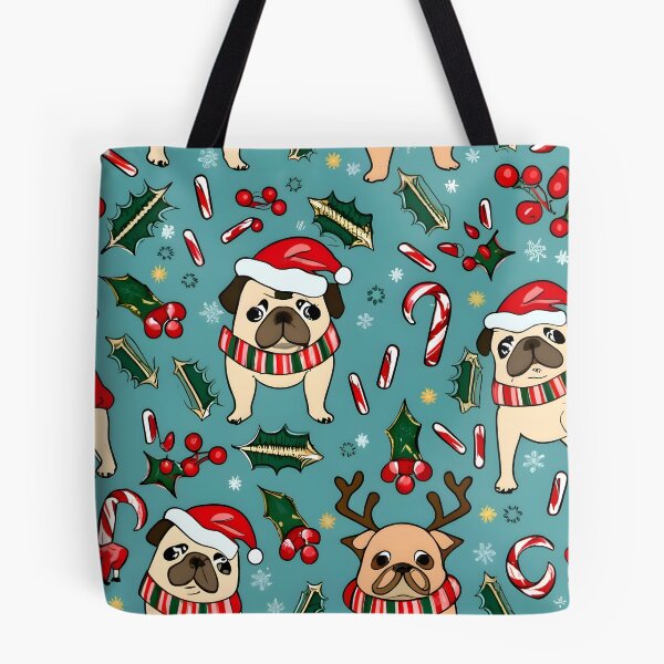 Item preview, Christmas Dogs Like Santa Pattern  designed and sold by JurenArt.
