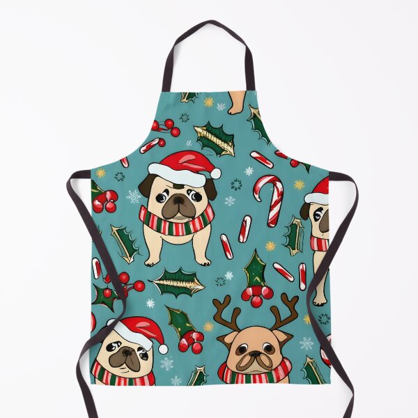 Item preview, Christmas Dogs Like Santa Pattern designed and sold by JurenArt.