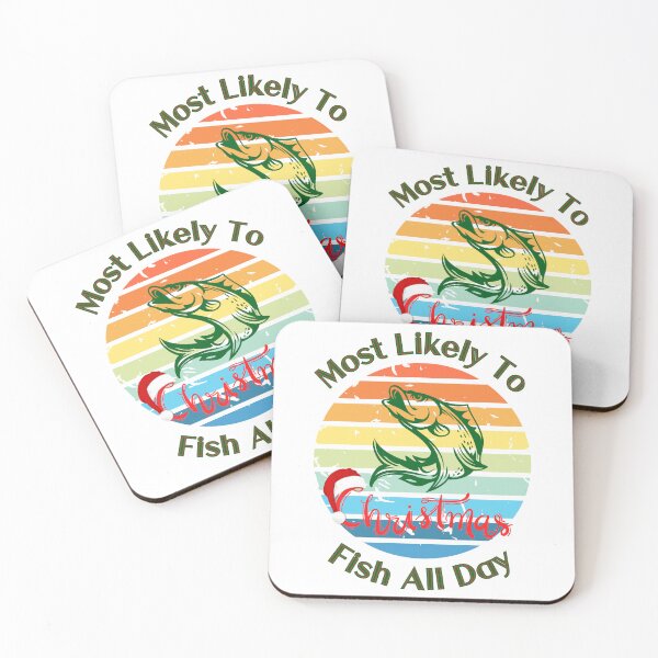 Item preview, Most likely to christmas fish all day designed and sold by ArtFeverShop.