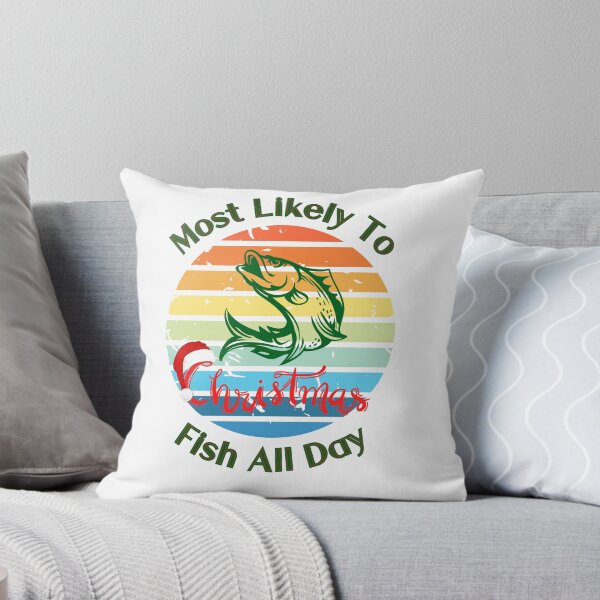 Item preview, Most likely to christmas fish all day designed and sold by ArtFeverShop.