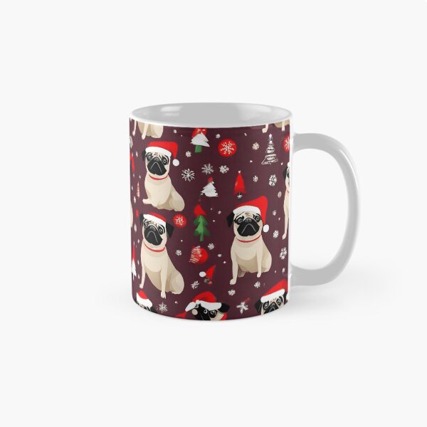 Item preview, Christmas Dogs Like Santa Pattern  designed and sold by JurenArt.