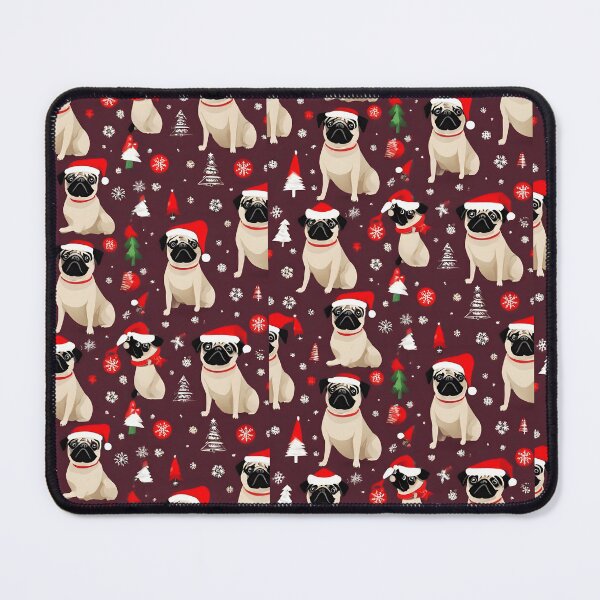 Item preview, Christmas Dogs Like Santa Pattern designed and sold by JurenArt.