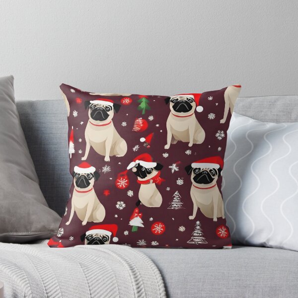Item preview, Christmas Dogs Like Santa Pattern  designed and sold by JurenArt.