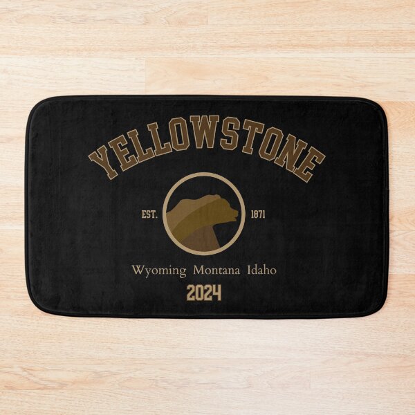 Item preview, Yellowstone National park Vintage Design designed and sold by WanderQuestCo.