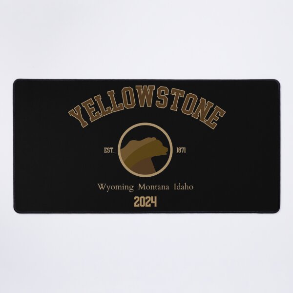 Item preview, Yellowstone National park Vintage Design designed and sold by WanderQuestCo.