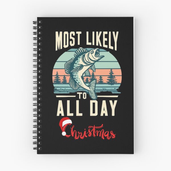 Item preview,  Most likely to christmas fish all day designed and sold by ArtFeverShop.