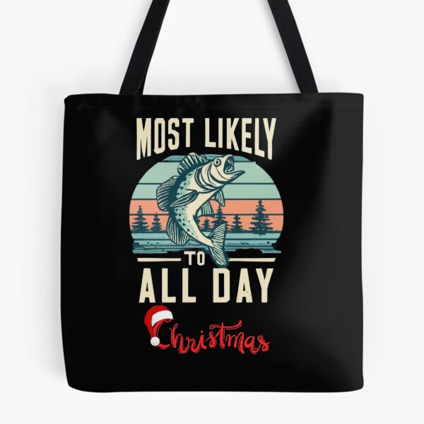 Item preview,  Most likely to christmas fish all day designed and sold by ArtFeverShop.