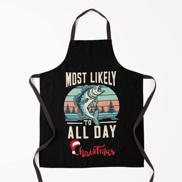Item preview,  Most likely to christmas fish all day designed and sold by ArtFeverShop.