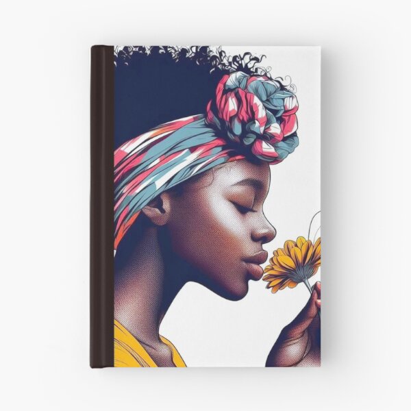 Item preview, A girl smelling the scent of flowers. designed and sold by growing-mom.