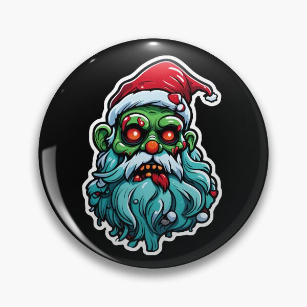 Item preview, ZOMBIE_SANTA_HEAD designed and sold by MUSTARD-SAMURAI.