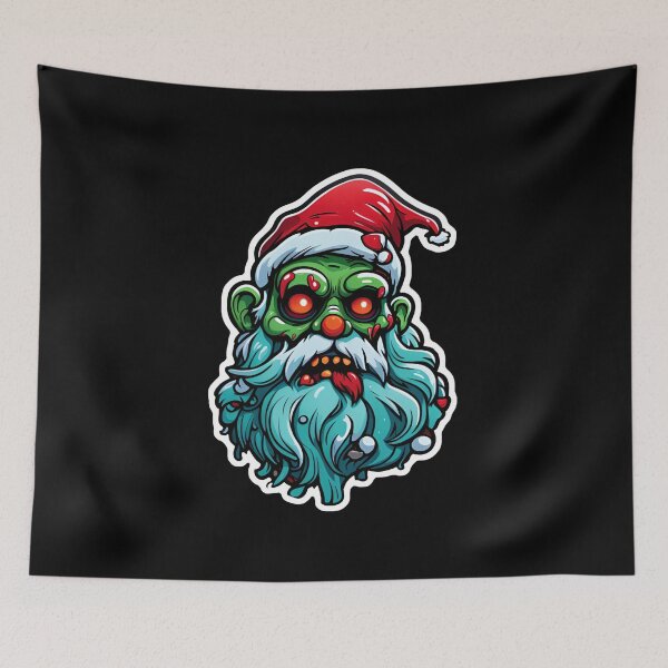 Item preview, ZOMBIE_SANTA_HEAD designed and sold by MUSTARD-SAMURAI.