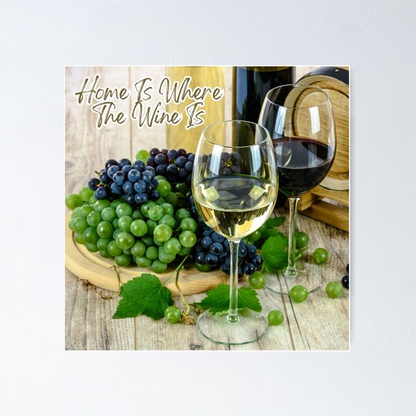 Item preview, Home Is Where The Wine Is designed and sold by TidyKitchenInc.