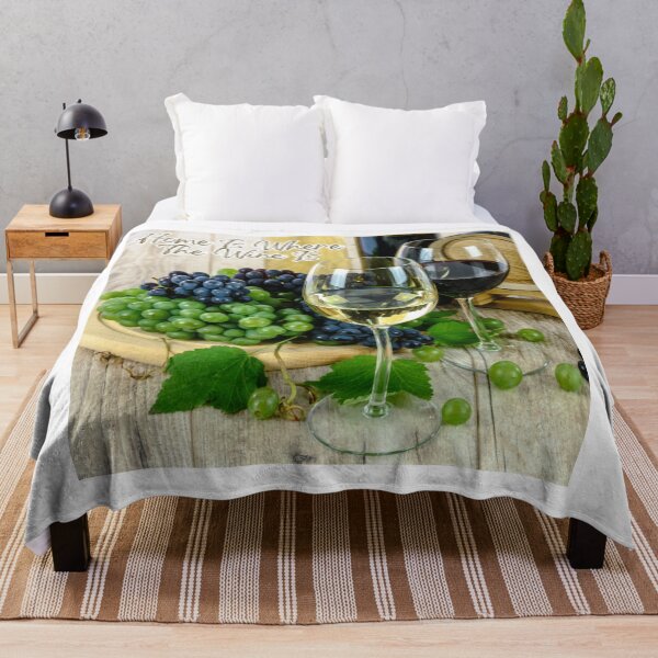 Item preview, Home Is Where The Wine Is designed and sold by TidyKitchenInc.