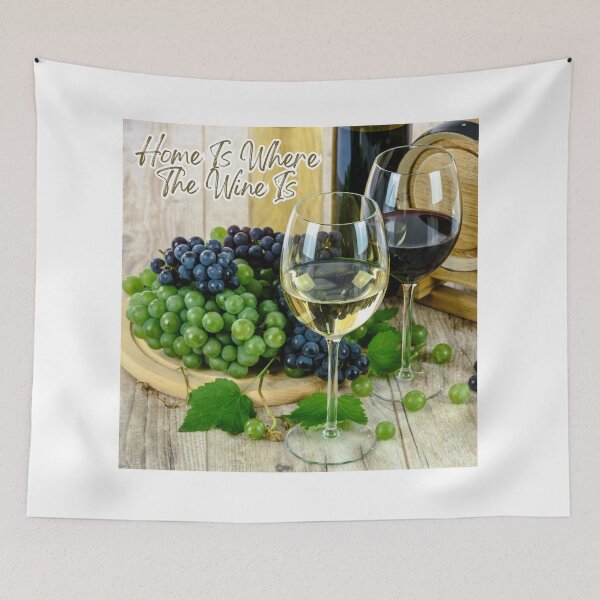 Item preview, Home Is Where The Wine Is designed and sold by TidyKitchenInc.