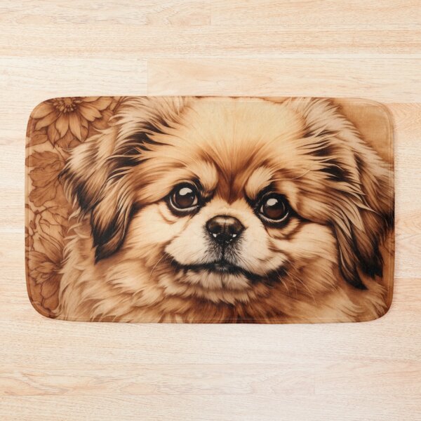 Item preview, Pekingese: The Regal Splendor of Wood (Pyro Pets Art - 123) designed and sold by pyropetsart.