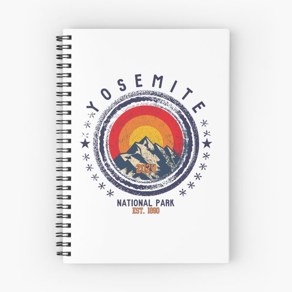 Item preview, Yosemite National Park Vintage Design Sierra Nevada California designed and sold by WanderQuestCo.