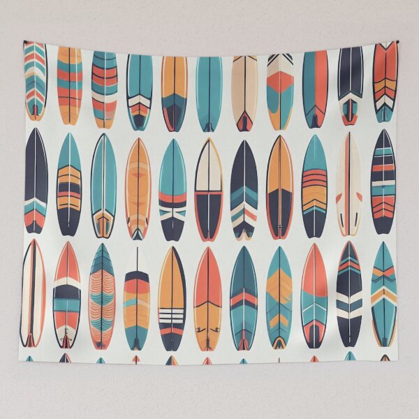 Aperçu de l'œuvre Modèle de planche de surf créée et vendue par ArtFactoryAI.