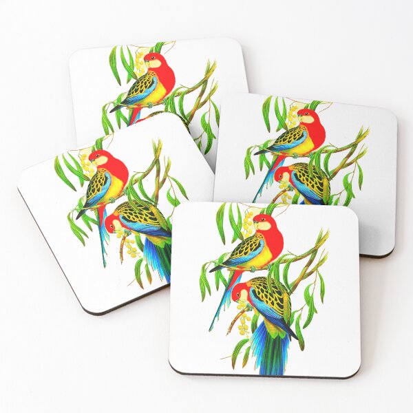 Item preview, Rose-hill Parakeet (Platycercus eximius)  Birds of Australia  designed and sold by bekarts.