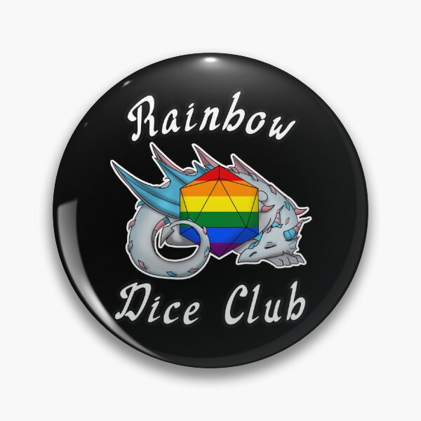 Item preview, Rainbow Dice Club Logo designed and sold by RDCpodcast.