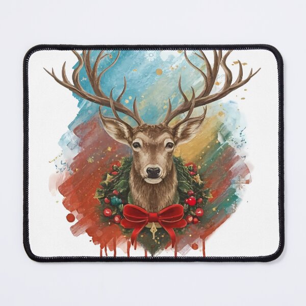 Item preview, Glimmering Grace: Festive Deer Wonderland designed and sold by digibreezy.