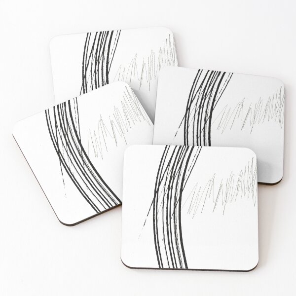 Item preview, "Whispering Unraveling Threads" - Black and White Artwork designed and sold by pngrktes-art.