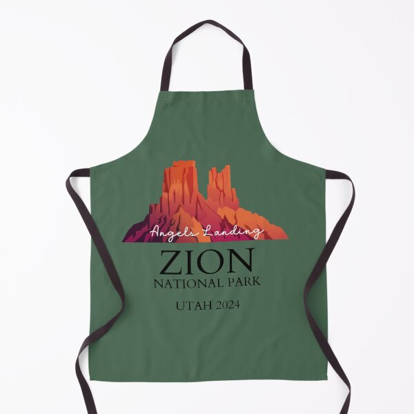 Item preview, Zion National Park Vintage Design Utah designed and sold by WanderQuestCo.