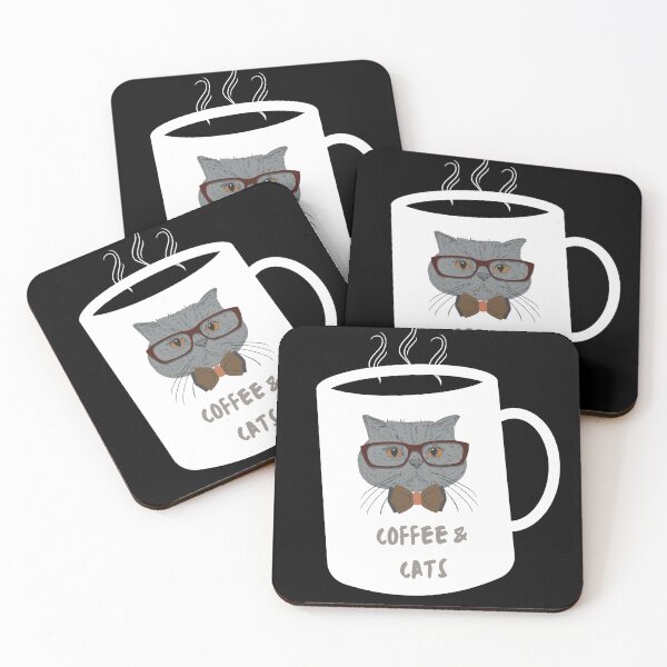 Item preview, Coffee and Cats designed and sold by Rukyta.