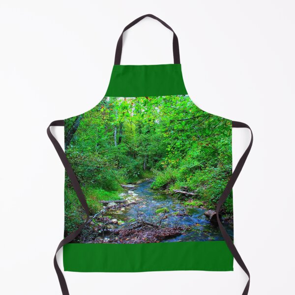 Item preview, Scenery in Sarnano near Pozze dell'Acquasanta with waters, rocks, musk, greenery, trees, crowns designed and sold by Kristina Drozd.