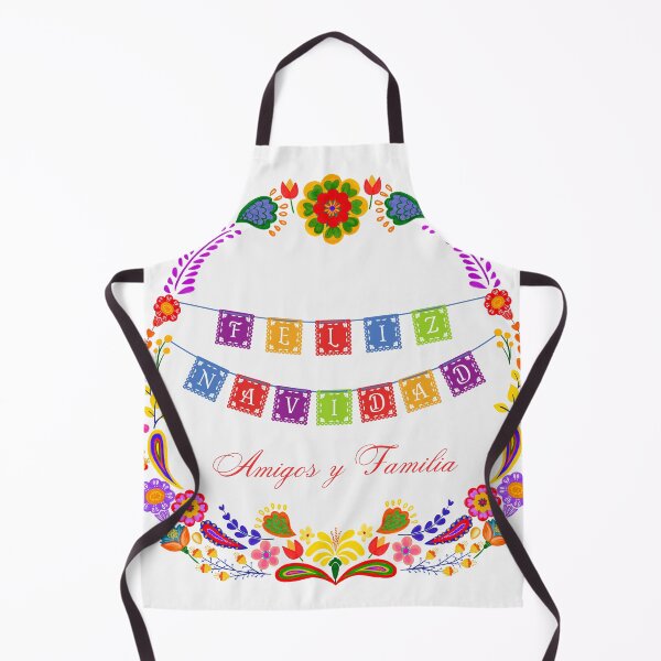 Item preview, Feliz Navidad Amigos y Familia - Christmas Colorful Flowers Mexico designed and sold by RoseGenuine.