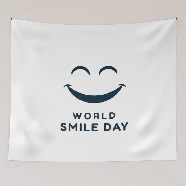 Item preview, world smile day t-shirts designed and sold by BLACK DESIGNER⭐⭐⭐⭐⭐.