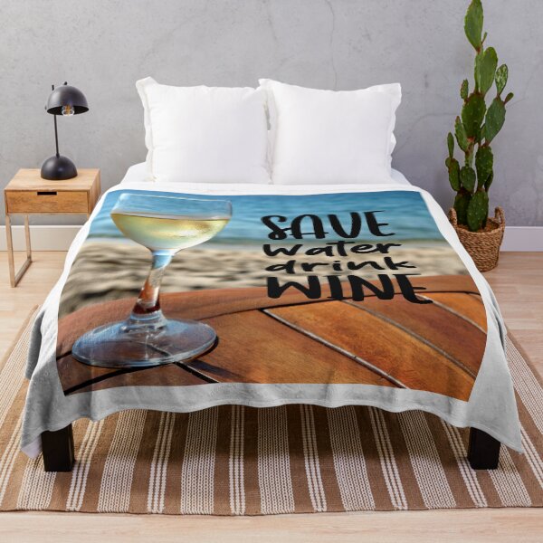 Item preview, Save Water Drink Wine designed and sold by TidyKitchenInc.