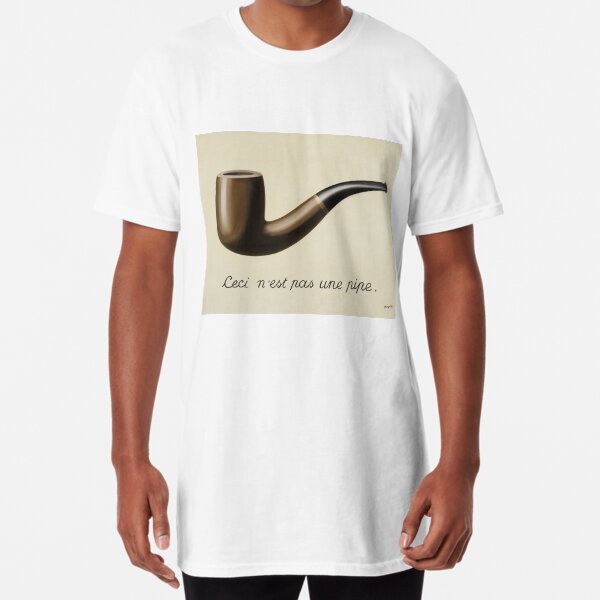 Rene Magritte This Is Not A Pipe 1928 T Shirt, Reproduction Rene Magritte This Is Not A Pipe 1928 T Shirt, Reproduction