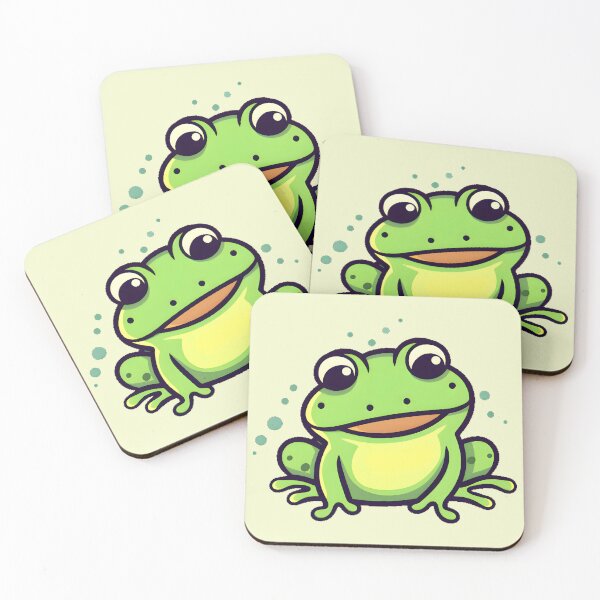Item preview, Sweet frog cartoon drawing designed and sold by BuxomBabe21.