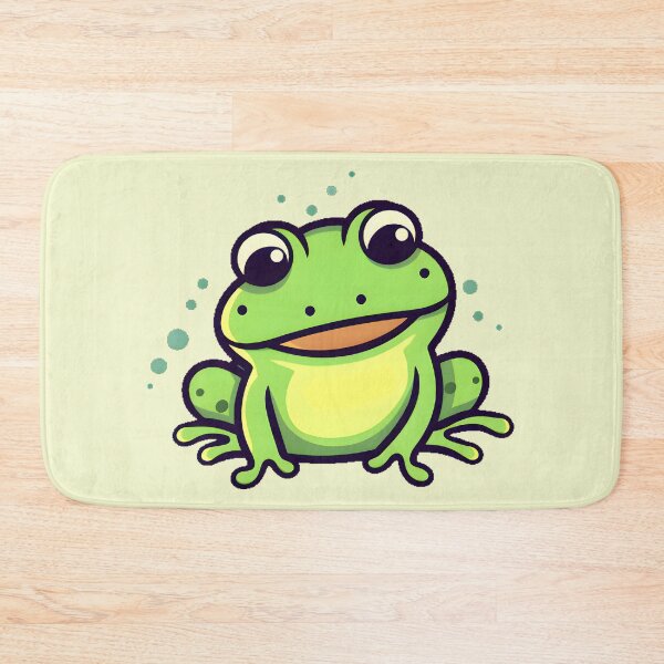 Item preview, Sweet frog cartoon drawing designed and sold by BuxomBabe21.