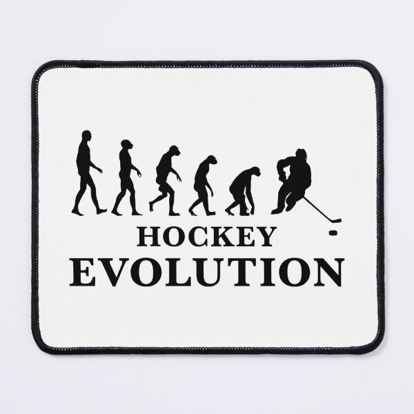 Item preview, Evolution of Hockey / Tribute to Darwin / On white designed and sold by labelia.