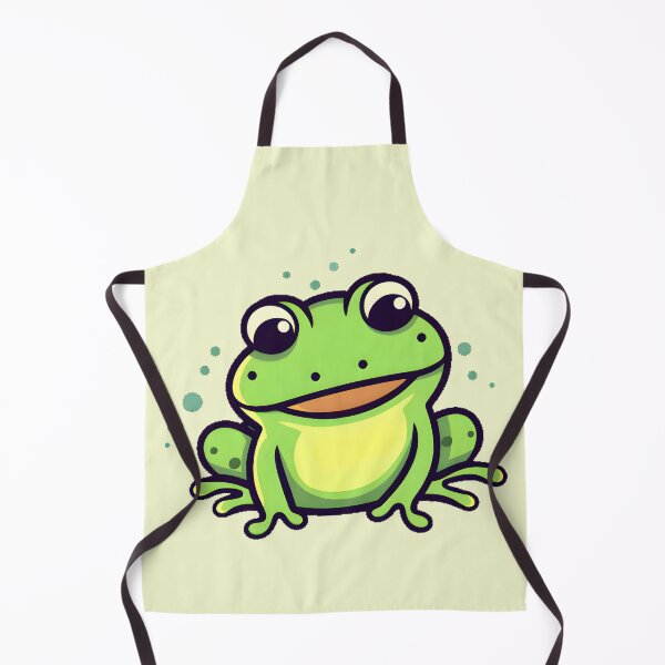 Item preview, Sweet frog cartoon drawing designed and sold by BuxomBabe21.