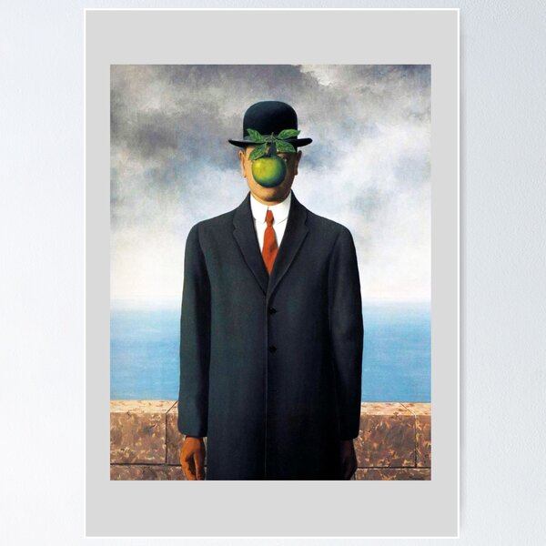 Item preview, The Son of Man Rene Magritte 1964 designed and sold by SpaceCliSho.