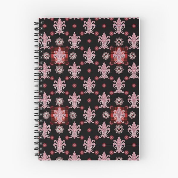 Item preview, French cottage red and black small designed and sold by SamohtCreates.