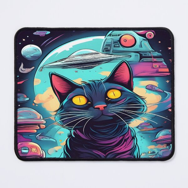 Item preview, Cat Ufo Selfie, Cat Selfie With Flying Saucer Funny Cat designed and sold by Mayalogo.